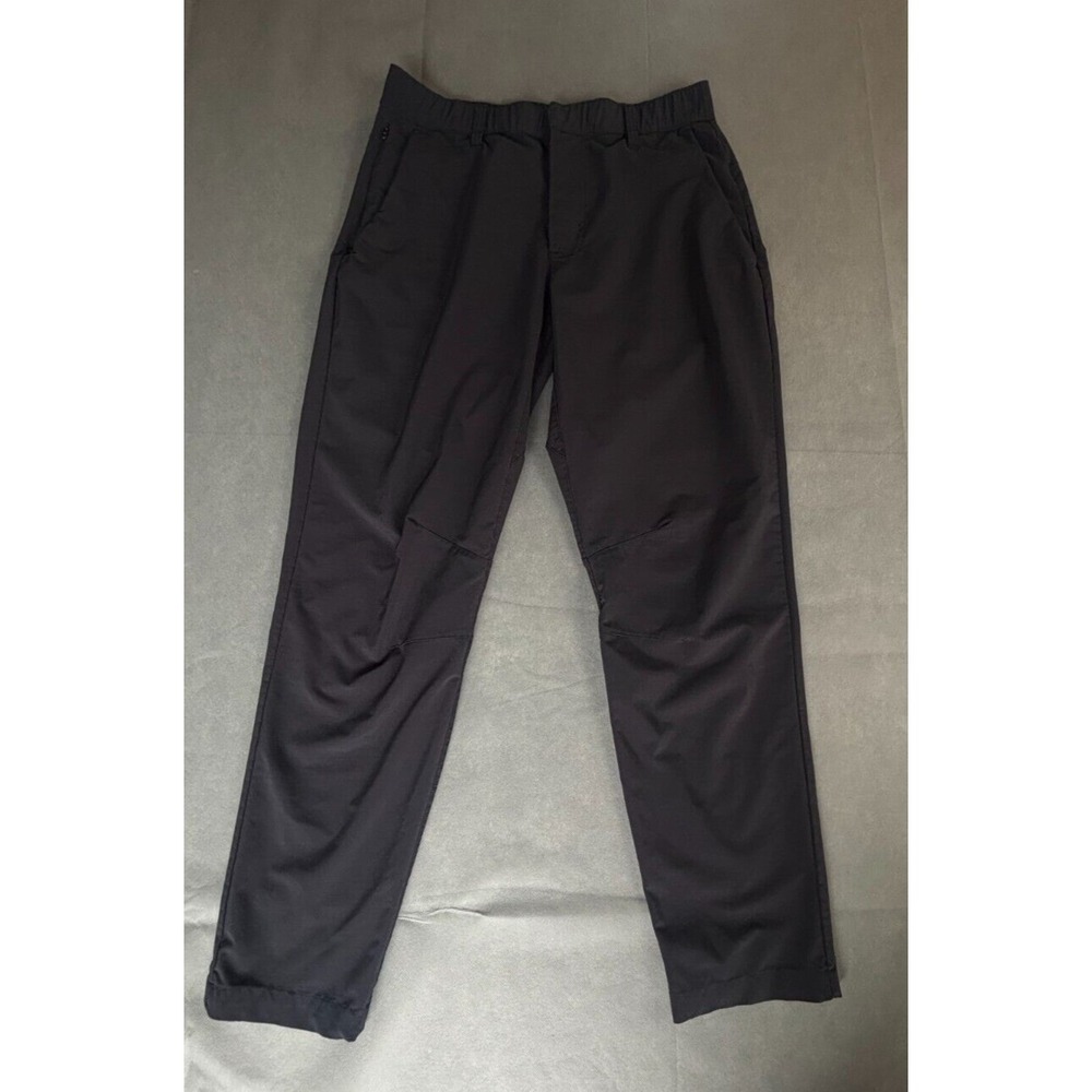 Fabletics Active‎ wear Pants Women Large Navy Blue Drawstring Elastic Waist